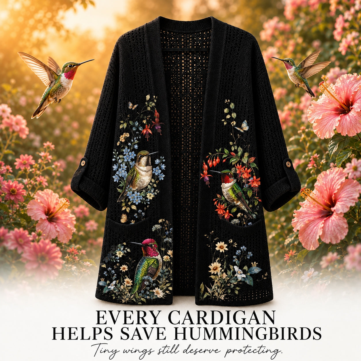 Women's Hummingbird Summer Cardigan