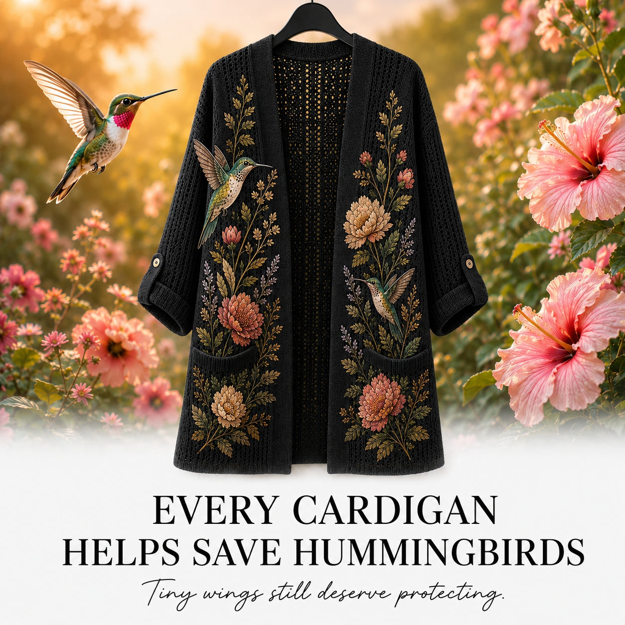 Women's Hummingbird Summer Cardigan