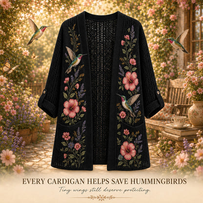 Women's Hummingbird Summer Knit Cardigan
