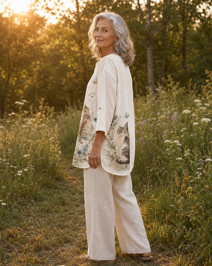 Lightweight Cat Blouse