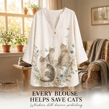 Lightweight Cat Blouse