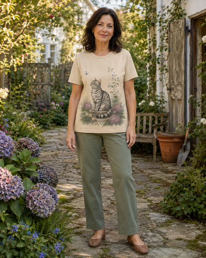 Women's Cat Tee lifestyle image 1