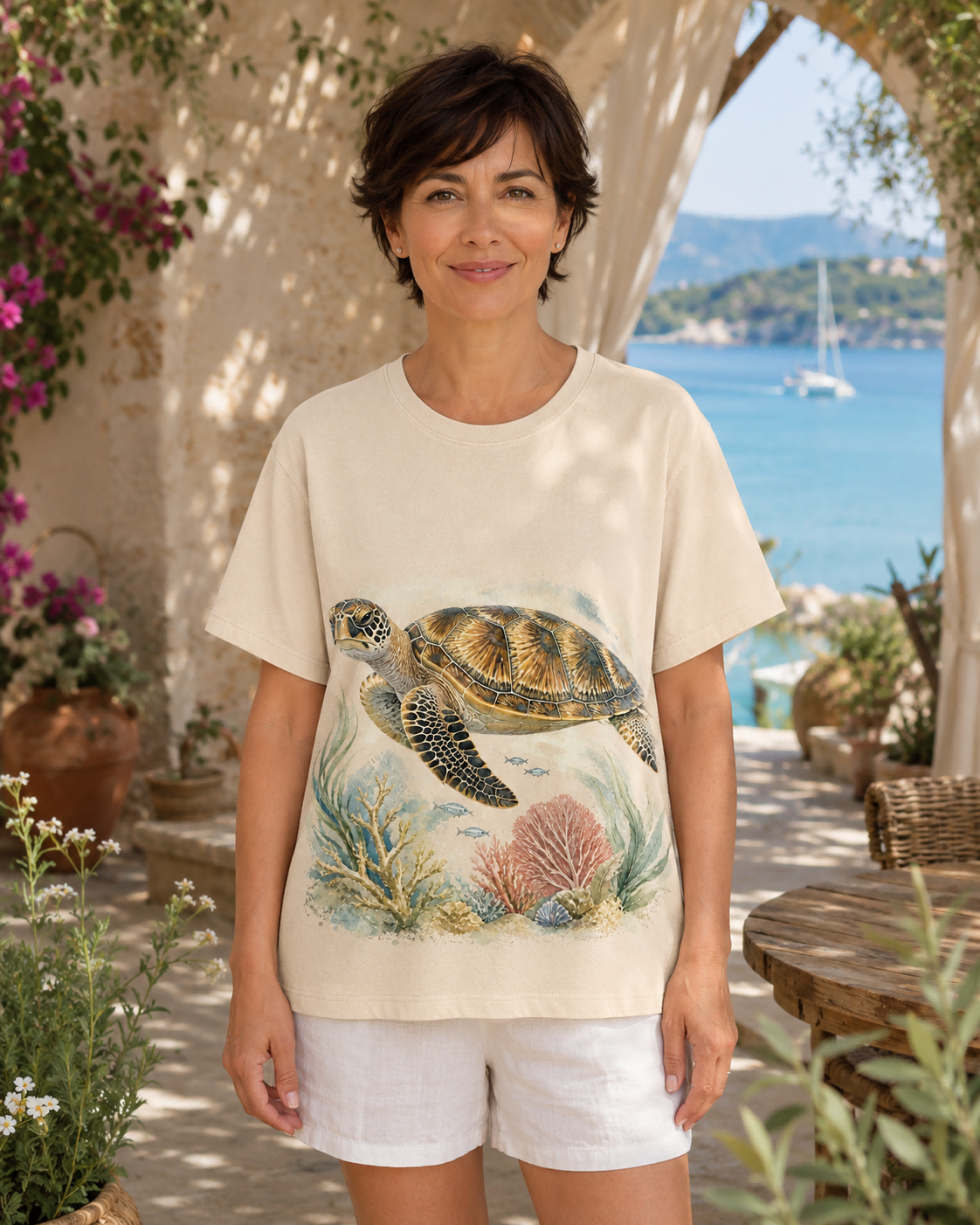 Women's Sea Turtle Tee lifestyle image 2