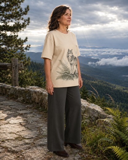 Women's Wolf Tee lifestyle image 4