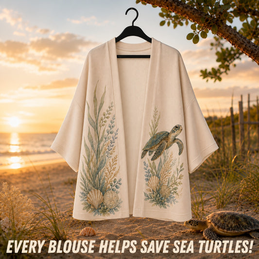 Women's Sea Turtle Cardigan