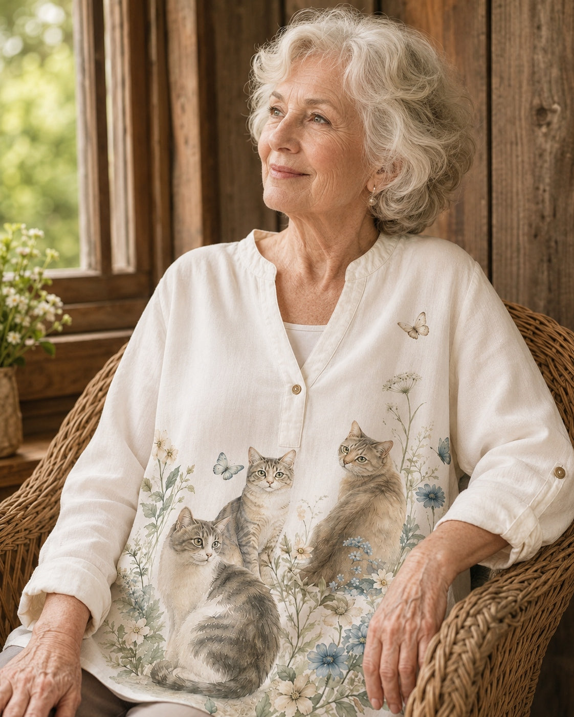 Lightweight Cat Blouse