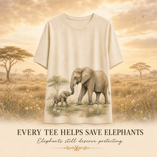Women's Elephant Savanna Matriarch Summer Tee