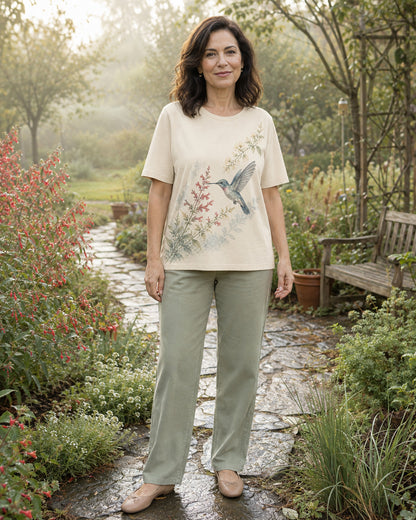 Women's Hummingbird Nectar Trail Summer Tee