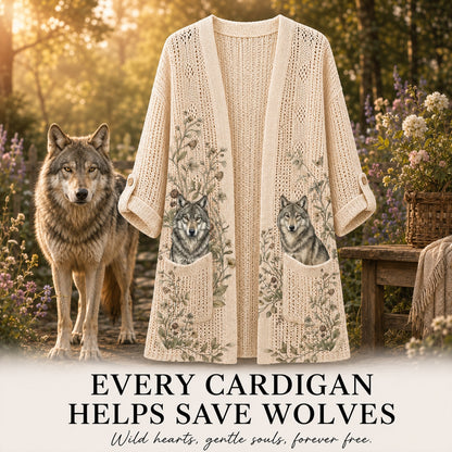 Women's Wolf Summer Cardigan