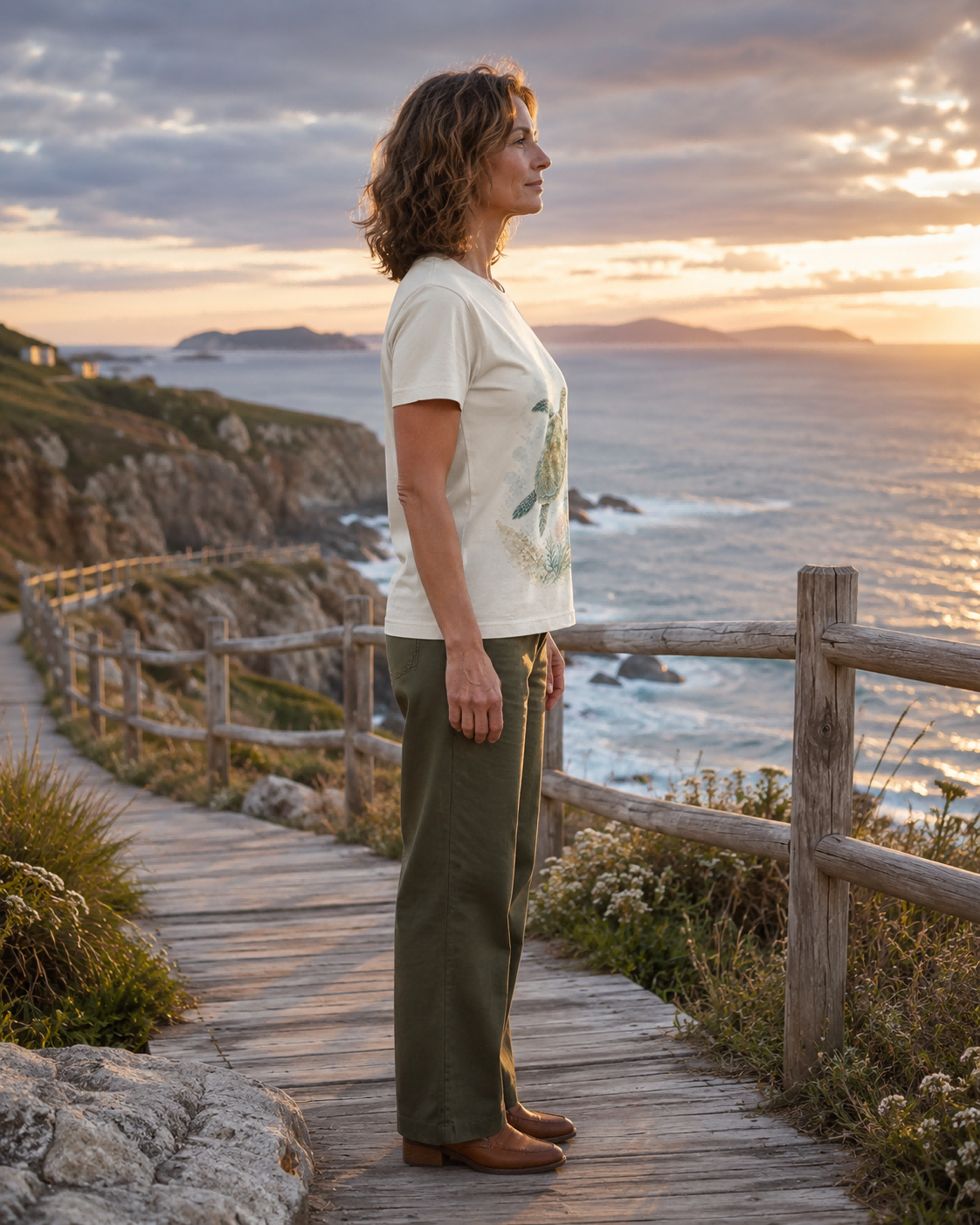 Women's Sea Turtle Tee lifestyle image 3