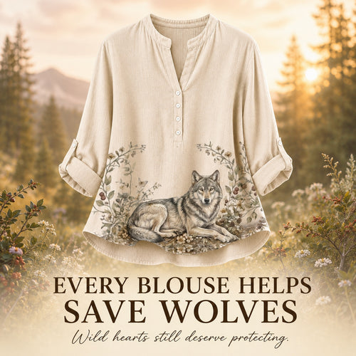 Women's Wolf Summer Blouse