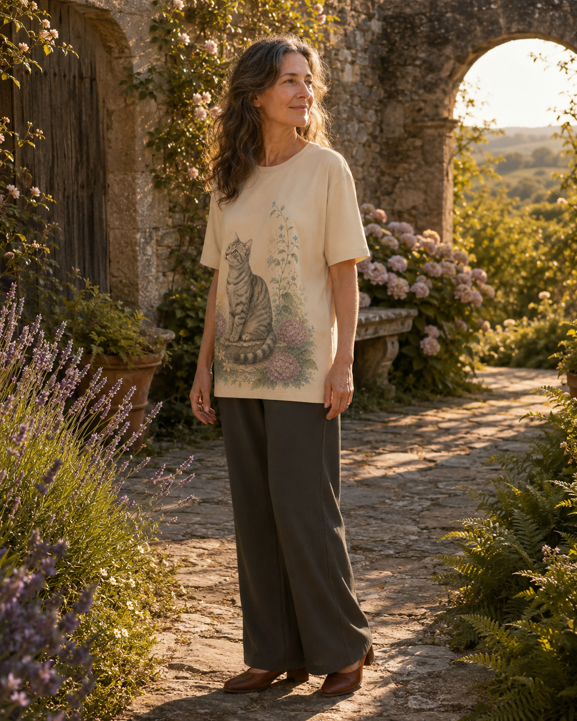 Women's Cat Tee lifestyle image 3