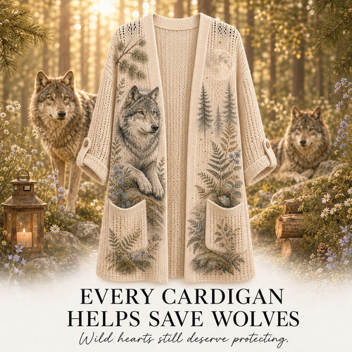 Women's Guardian Wolf Summer Cardigan