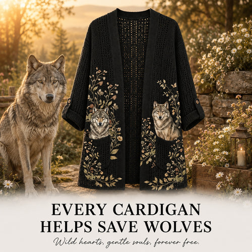 Women's Wolf Summer Cardigan