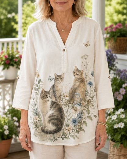 Lightweight Cat Blouse