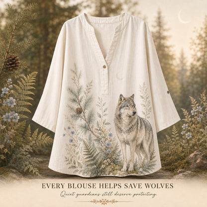 Women's Wolf Summer Blouse