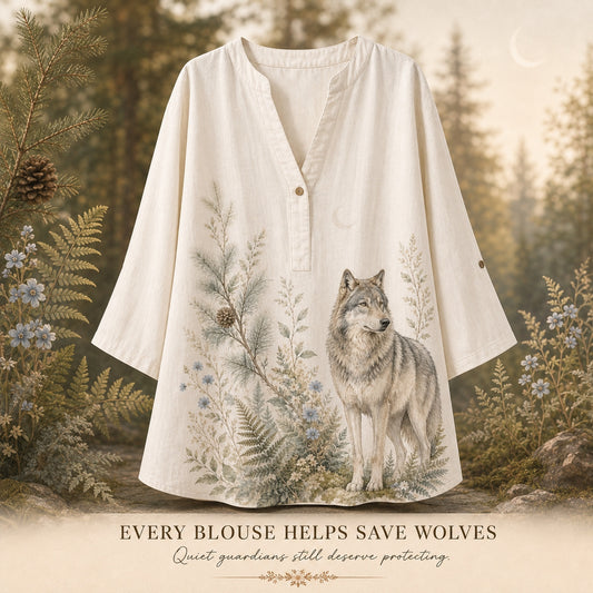Women's Wolf Summer Blouse