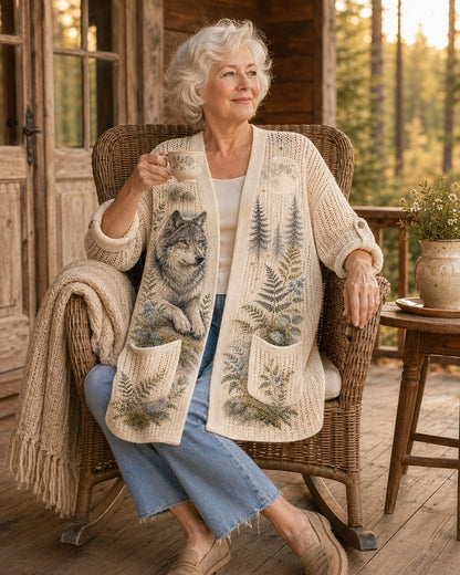 Women's Guardian Wolf Summer Cardigan