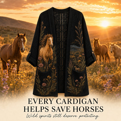 Women's Horse Summer Cardigan