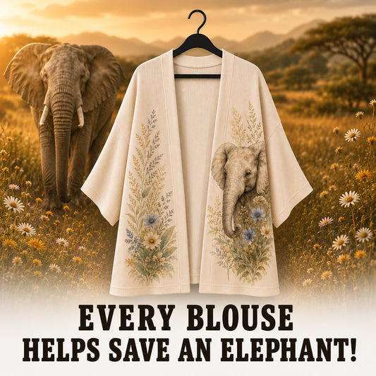 Women's Elephant Summer Cardigan