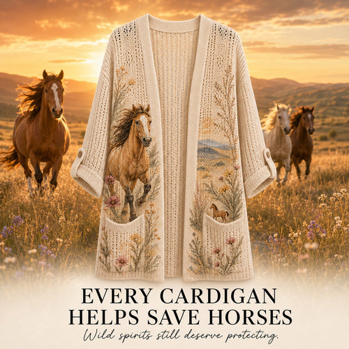 Women's Horse Summer Cardigan