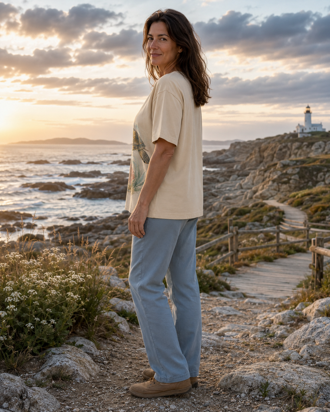 Women's Sea Turtle Tee lifestyle image 3