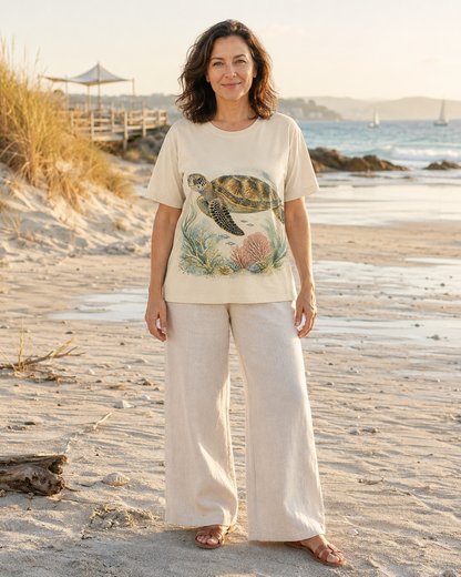 Women's Sea Turtle Tee lifestyle image 1